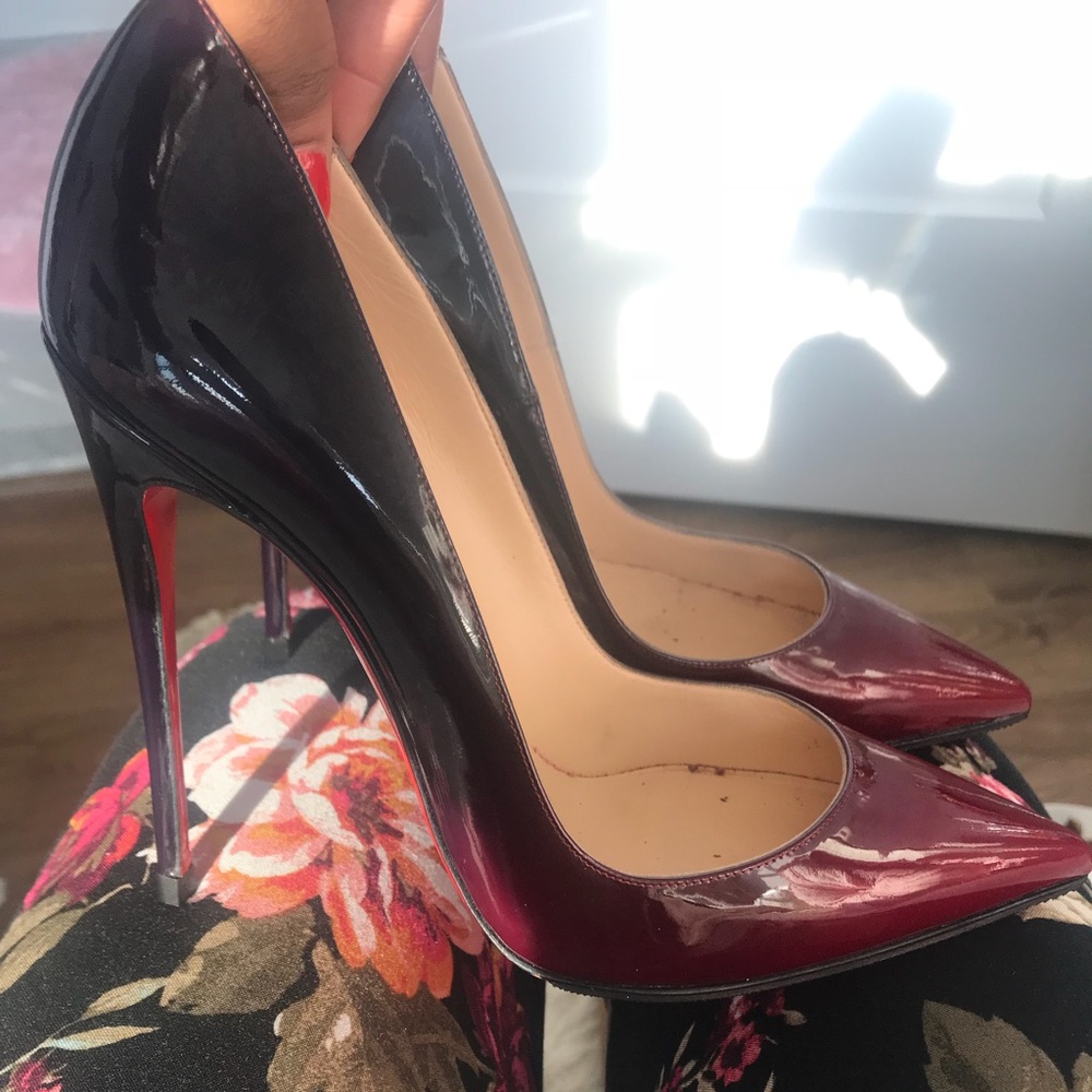 Christian Louboutin Carmin Ombré So Kates(120MM)